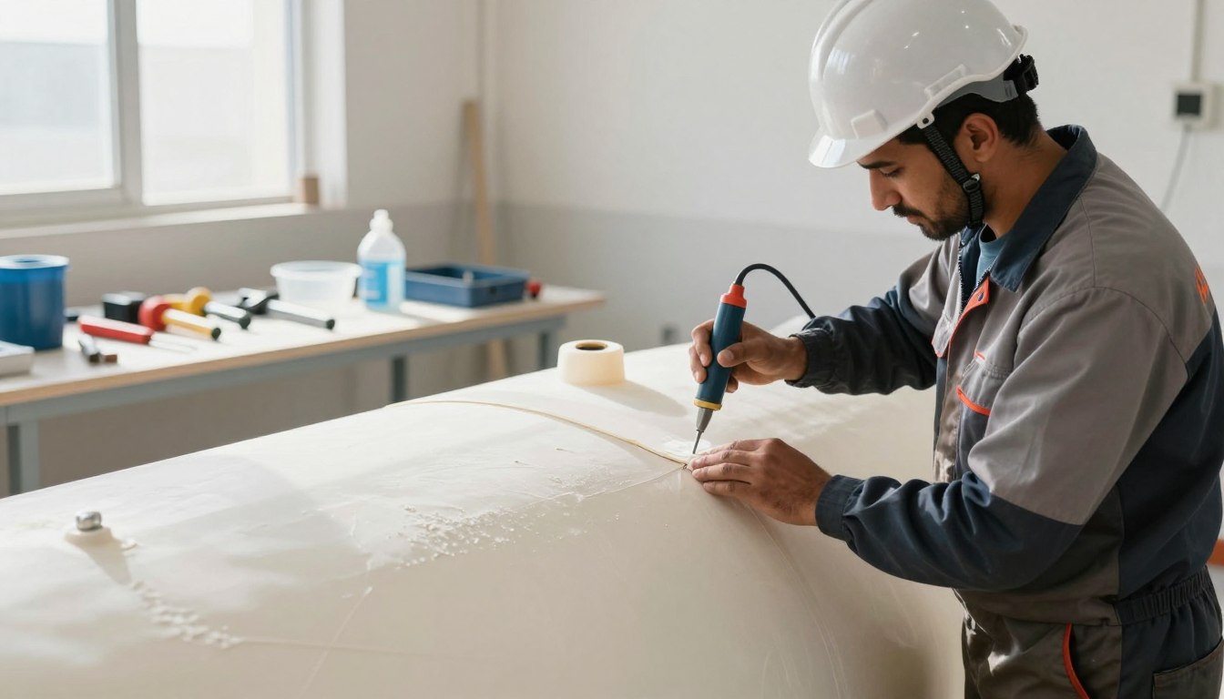 شركة لحام خزانات فايبر بالرياض